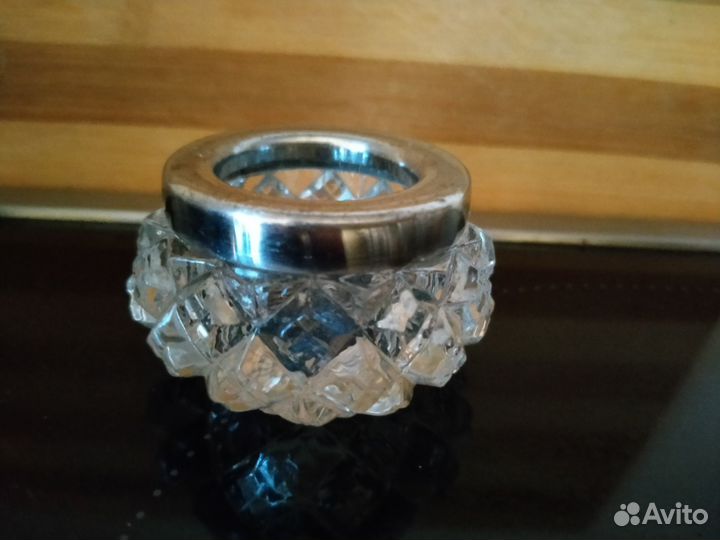 Солонка хрустальная СССР