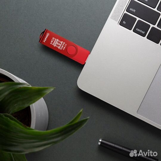 Флешка Токио 64GB красная USB 2.0