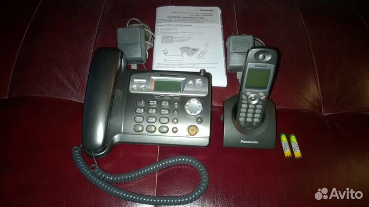 Комплект dect panasonic KX-TCD540RU С цифр. автоот