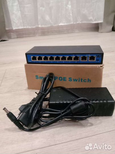PoE-коммутатор на 10 портов