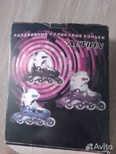 Детские ролики и защита 34-37