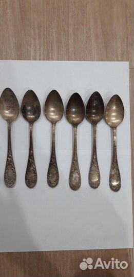 Столовые и десертные ложки мельхиор