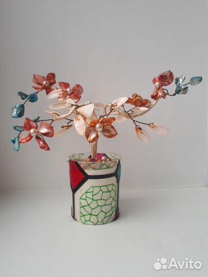 Декоративные композиции из бисера и ракушек