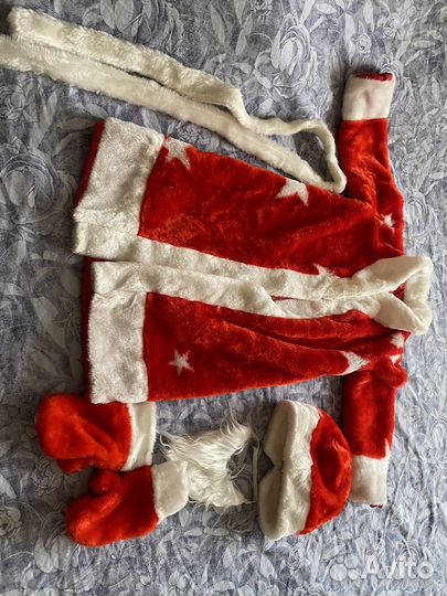 Костюм деда мороза детский