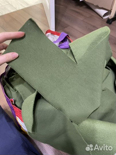 Футер 3 х нитка ткань с начесом обрезки