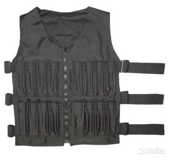 Жилет-утяжелитель с грузами street workout