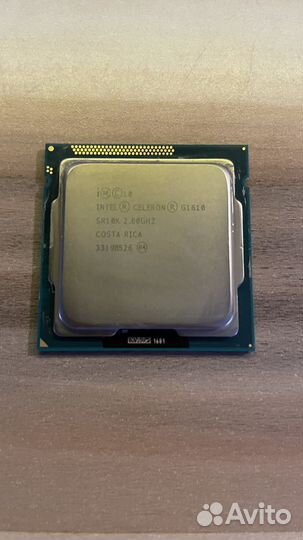 Процессор intel celeron G1610