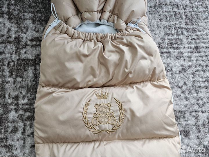 Конверт зимний для новорожденных