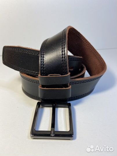 Мужской кожаный ремень