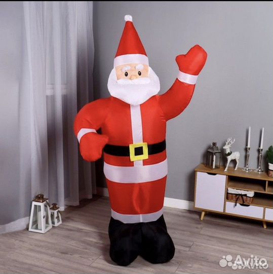 Надувной Дед Мороз 190см