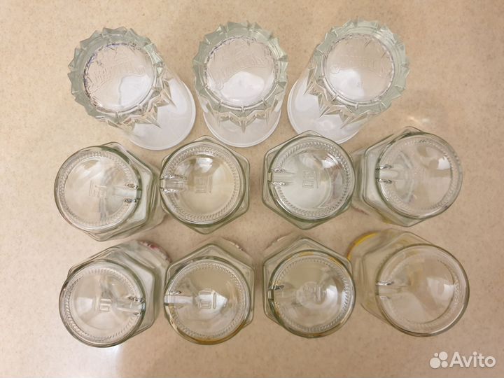 Комплект стеклянных банок