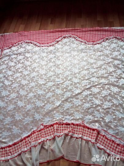 Шторы комплект кухонный