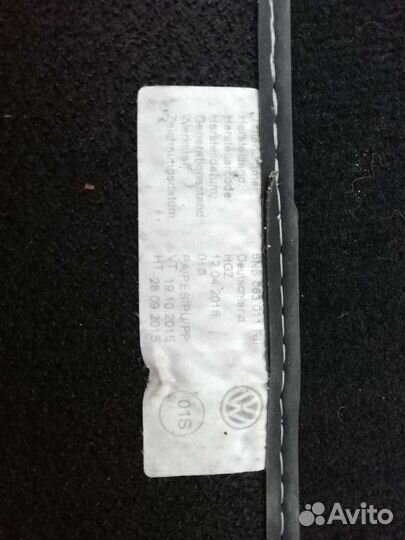 Ковры в салон volkswagen tiguan оригинал