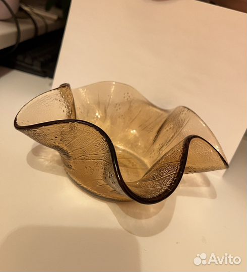 Ваза времен СССР, стекло