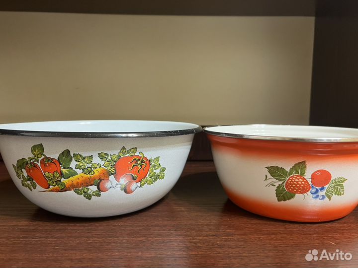 Тазик эмалированный СССР