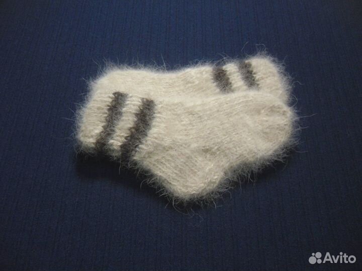 Носки детские из собачьей шерсти