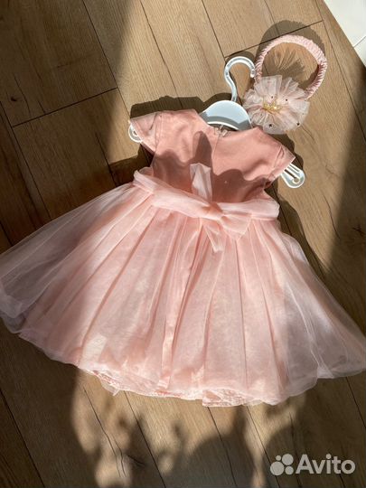 Нарядное платье для девочки 86 92