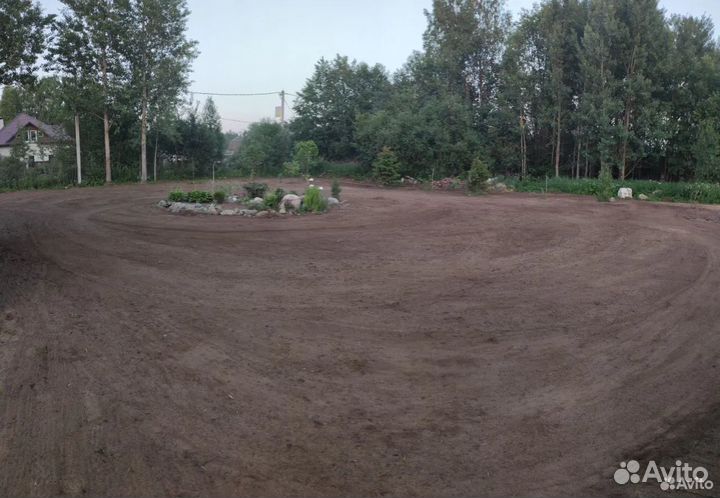 Подготовка и посев газона