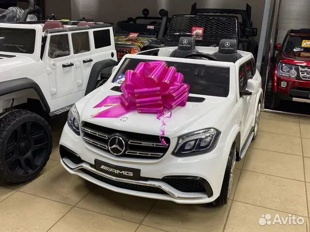 Детский электромобиль, новый с управлением