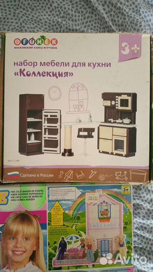Дом для барби с мебелью