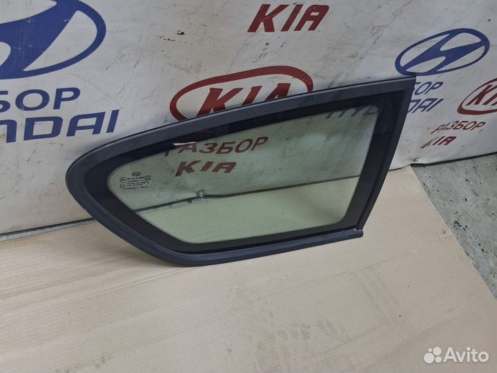Стекло заднее правое Kia Picanto 2 TA купе