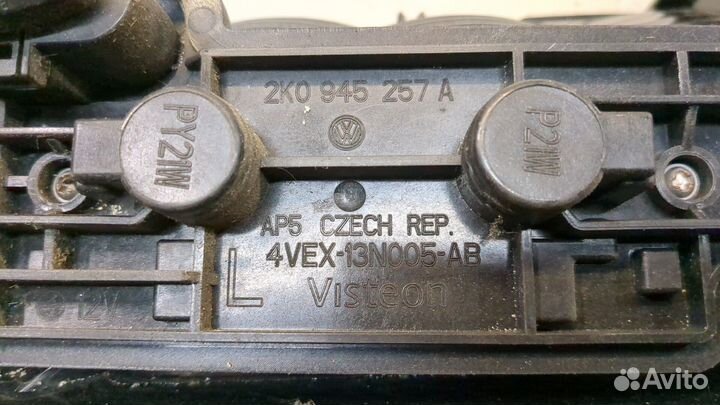 Фонарь (задний) левый Volkswagen Caddy