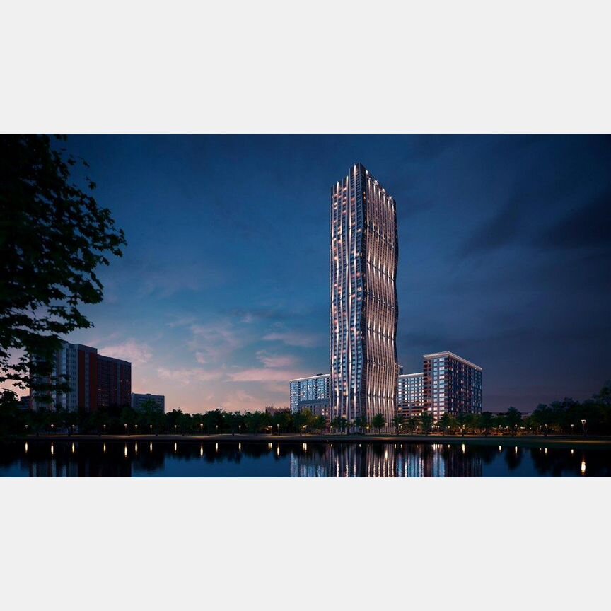 Квартира-студия, 25,5 м², 25/53 эт.