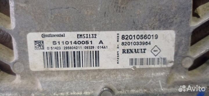 Блок управления двигателем Renault Logan 1 седан