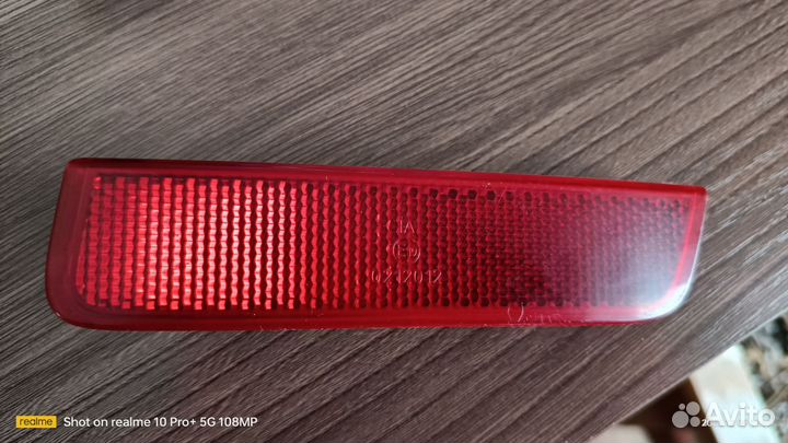 Катафот в задний бампер renault