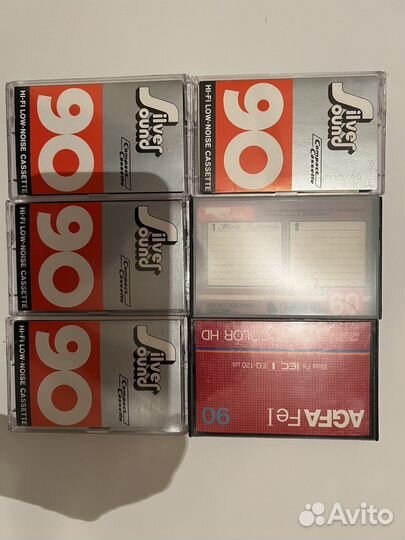 Аудиокассеты новые запечатанные и с записью
