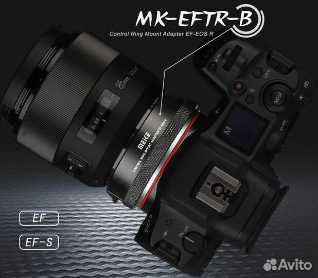 Адаптер Meike Control Ring - Canon R RP R8 R6 R5