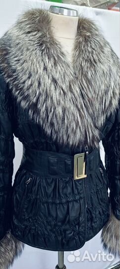 Куртка кожаная женская 44 46