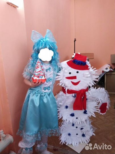 Новогодний костюм Мальвины 8-10 лет