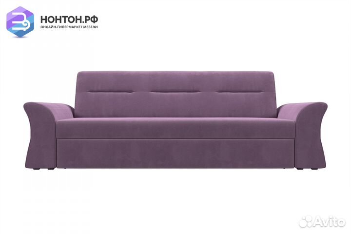 Диван дельфин Клайд микровельвет сиреневый