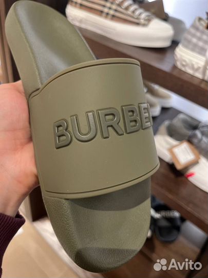 Шлепанцы burberry оригинал мужские италия