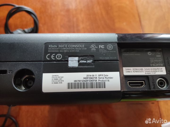 Xbox 360 Slim E несколько игр
