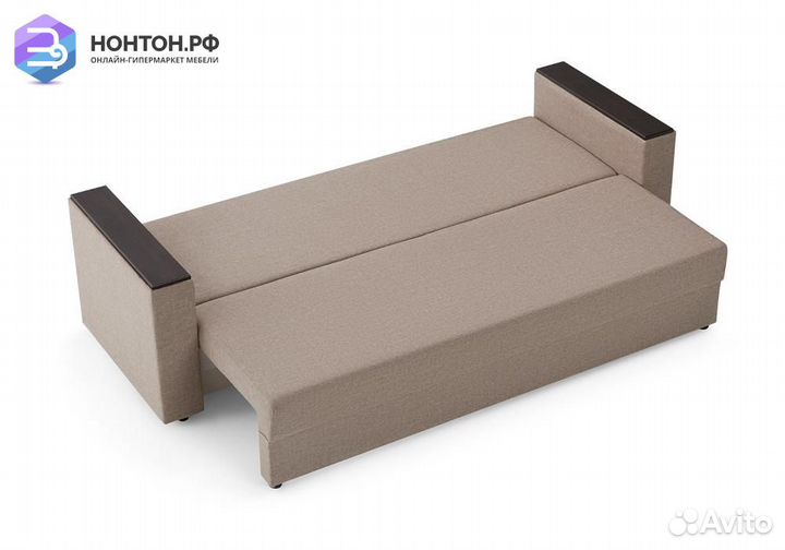 Диван еврокнижка Атланта бежевый