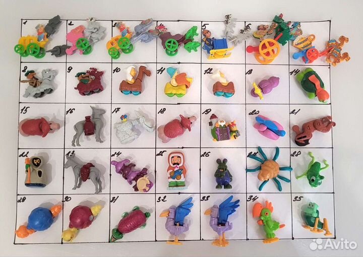 Киндер 90е разные коллекции