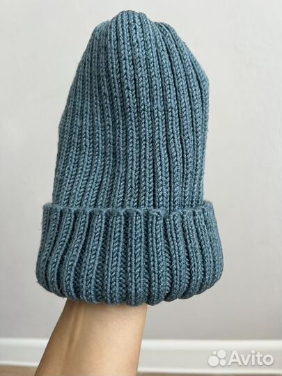Комплект вязаный шапка и снуд