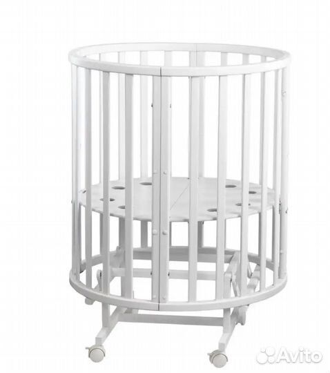 Детская кроватка трансформер с маятником