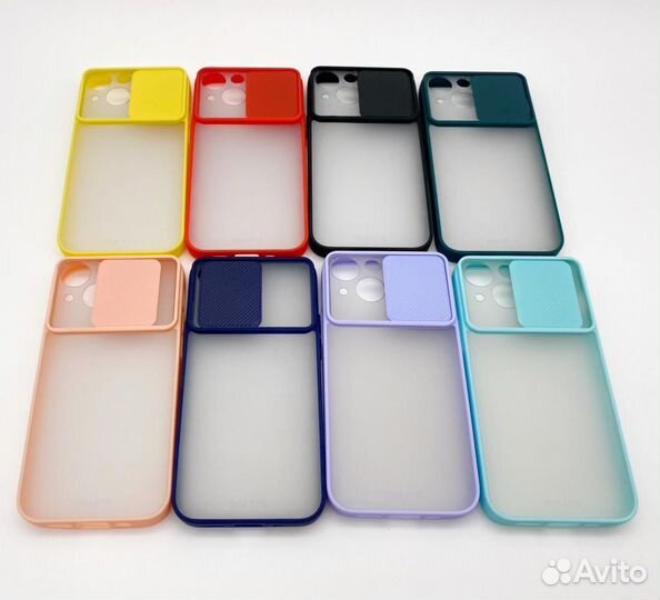 Чехол Матовый Slide Camera iPhone 13