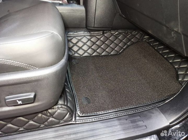 3Д коврики из экокожи toyota prado 150 7