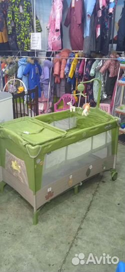 Детская кровать манеж