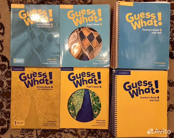 Учебники Guess What #2,3,4,5, английский