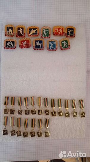 Значки Олимпиада 80,Мишки.ссср