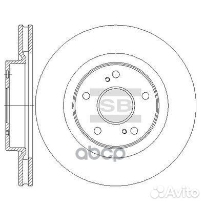 Диск тормозной suzuki grand vitara 05- передний