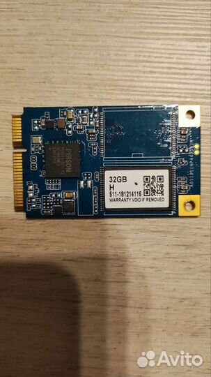 Переходник msata to SATA нов.+ 32GB