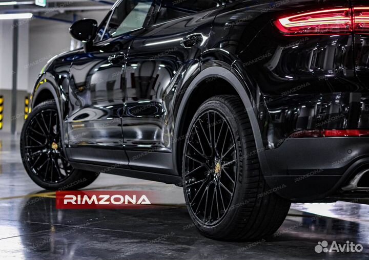 Кованые диски R21 на Porsche Cayenne