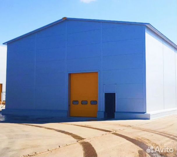 Теплые ангары склады из сэндвич панелей