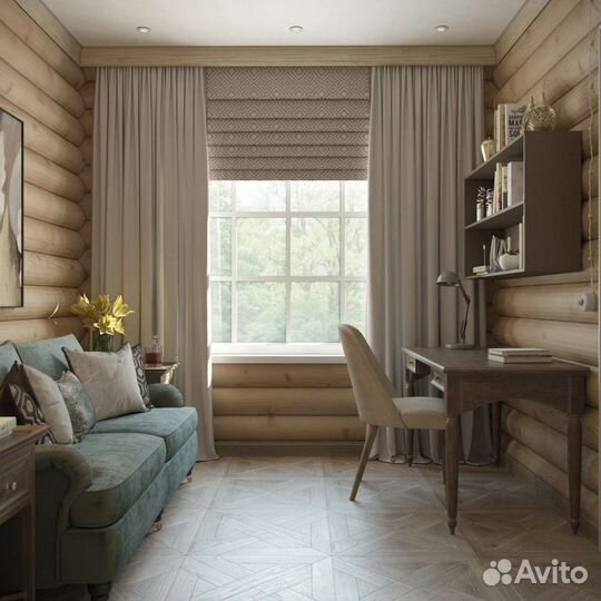 Пошив и ремонт штор, выезд на замеры